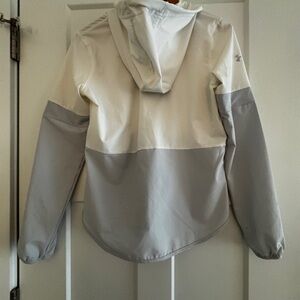 Under Armour Two-Tone Utility Jacket in White and Gray
